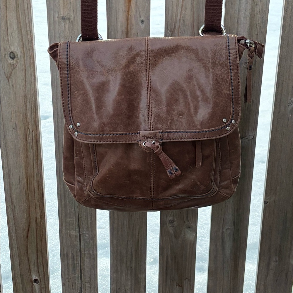 The Sak Ventura Brown Leather Women's Backpack/Shoulder Bag